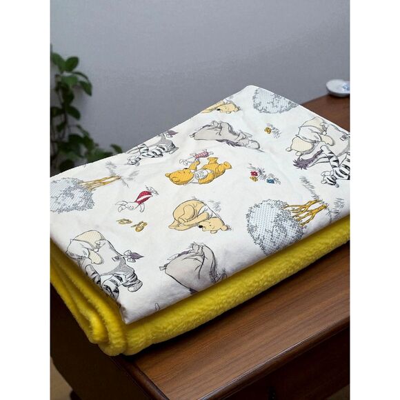Winnie The Pooh and Friends Reversible Baby Crib Blanket - Picture 5 of 5